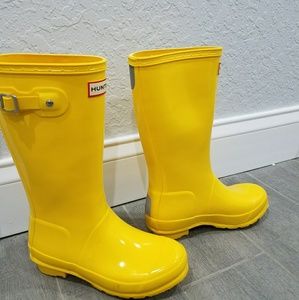 Hunter Yellow Rainboots